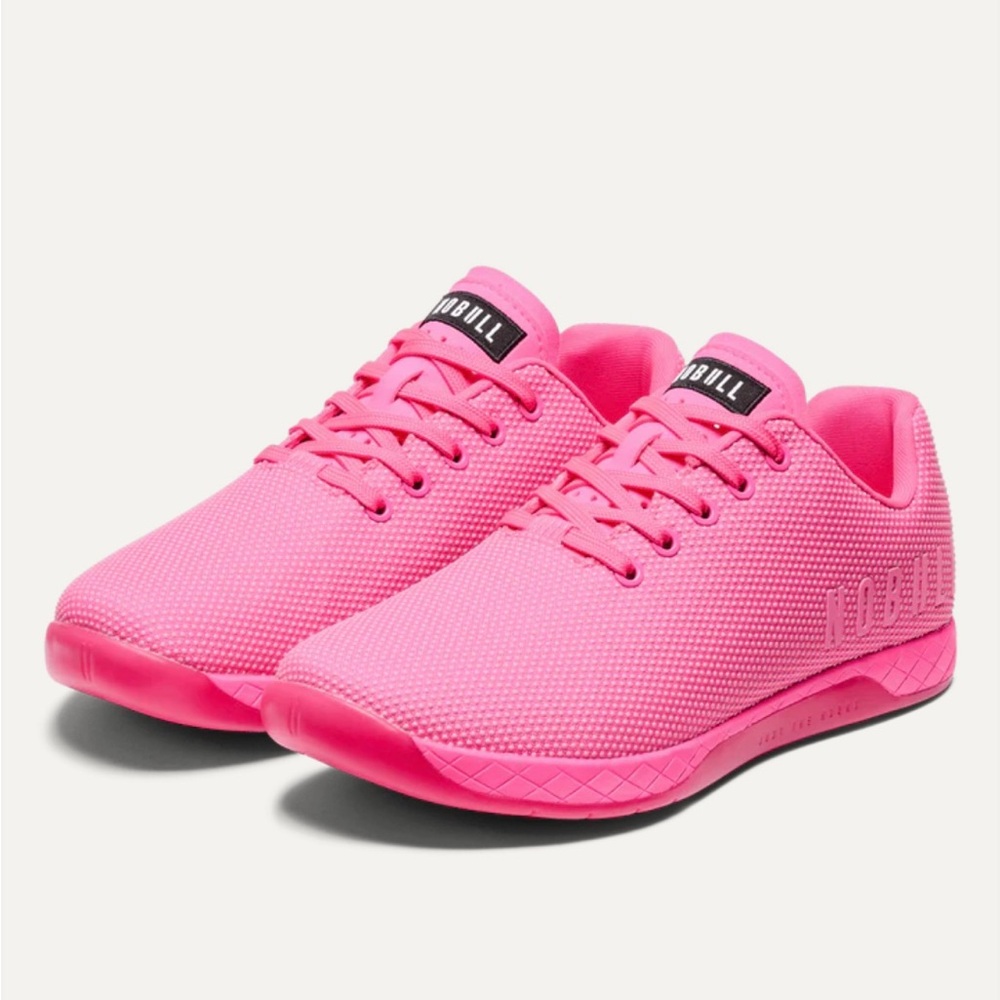 NOBULL Women's Neon Pink Trainers - Picture 1 of 6